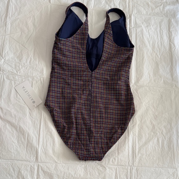 Athleta Multicolor Plaid One-Piece Swimsuit - Picture 4 of 7